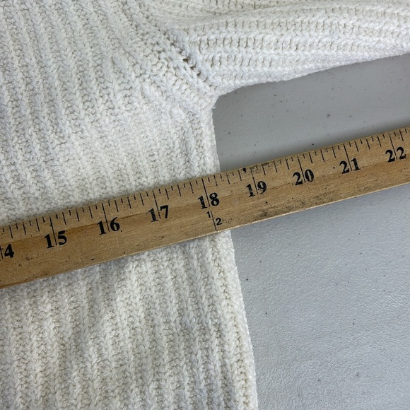Aritzia Wilfred Cozy White Cream Knit Sweater wool - Picture 7 of 11